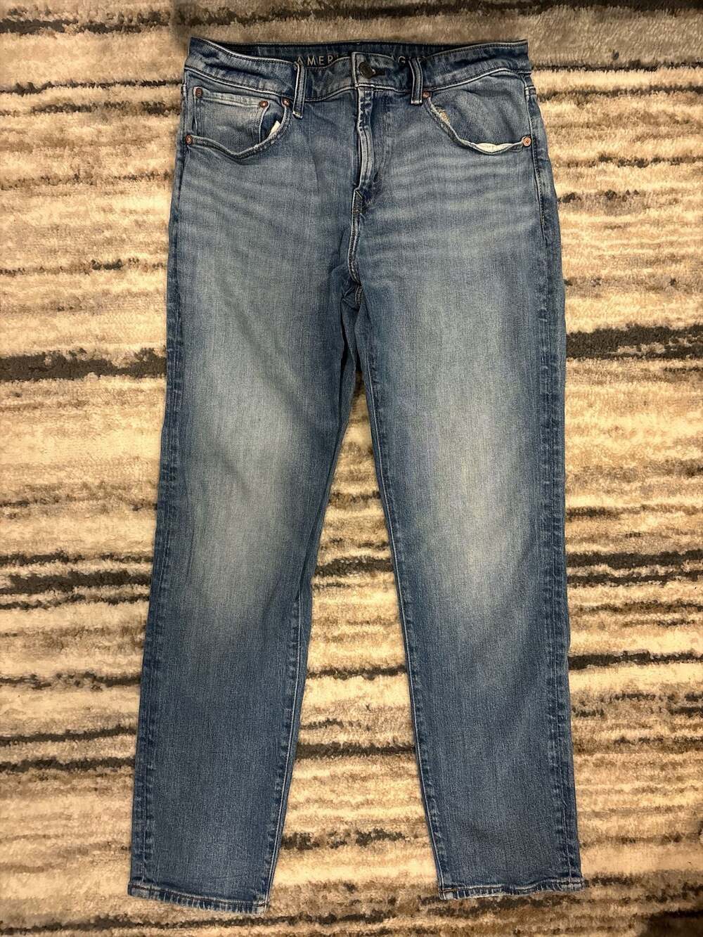 American Eagle Airflex+ Athletic Fit Medium Wash Denim Jeans